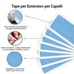 Strisce biadesive per extension e parrucca