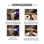 Dubbelzijdige kleefstrips voor extensions en pruiken