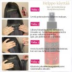 Liuotussuihke peruukeille ja hiustenpidennyksille