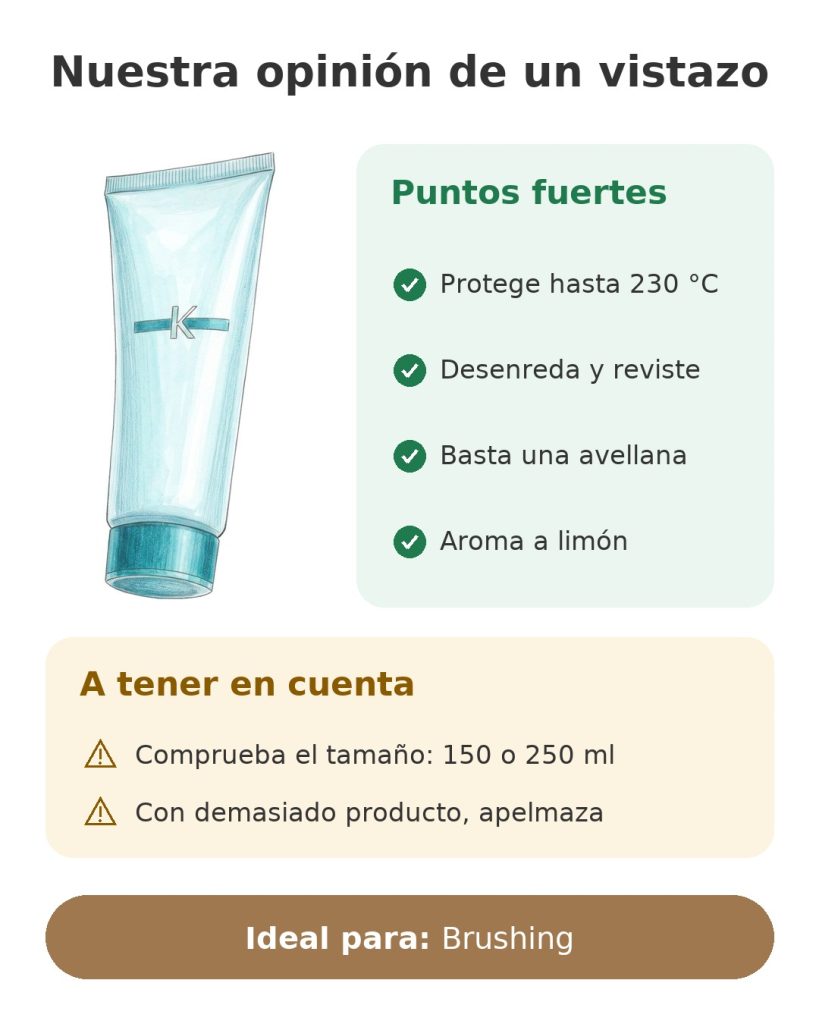 Nuestra opinión de un vistazo sobre el tratamiento termoprotector Kérastase