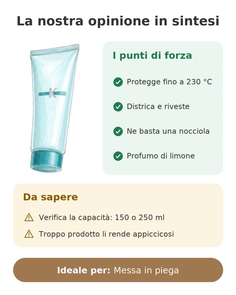 Trattamento Kérastase Résistance Ciment Thermique La nostra opinione in sintesi su il trattamento termoprotettore Kérastase