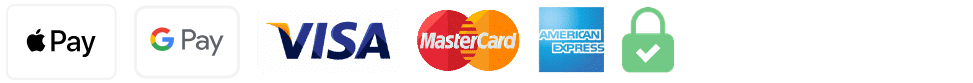 طرق الدفع: Apple Pay وGoogle Pay وبطاقات Visa وMastercard وAmerican Express