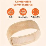 Non-slip wig grip headband with adjustable Velcro