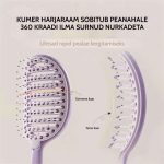 Paksendatud hammastega isepuhastuv lahtiharutushari lokkis juustele