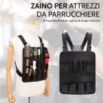 Borsa organizer tattica per parrucchieri e barbieri con scomparti