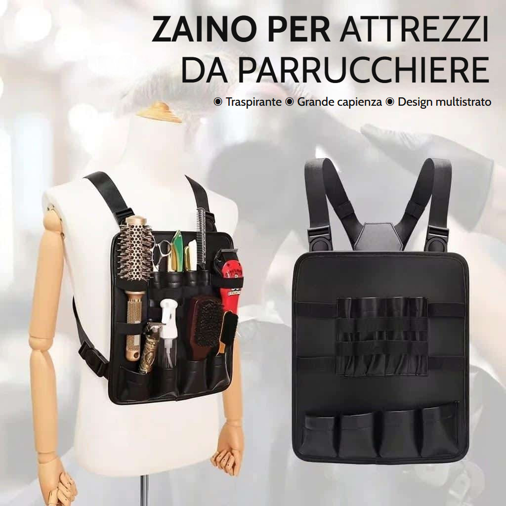 Borsa organizer tattica per parrucchieri e barbieri con scomparti