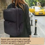 Zaino professionale per make-up e attrezzi da parrucchiere con scomparti regolabili