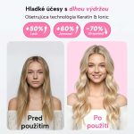 Termokefa na vyhladzovanie, kučerenie a objem s LED displejom